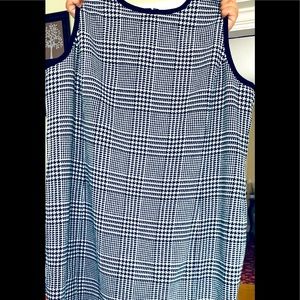 NWT Talbots houndstooth sheath dress- 22W